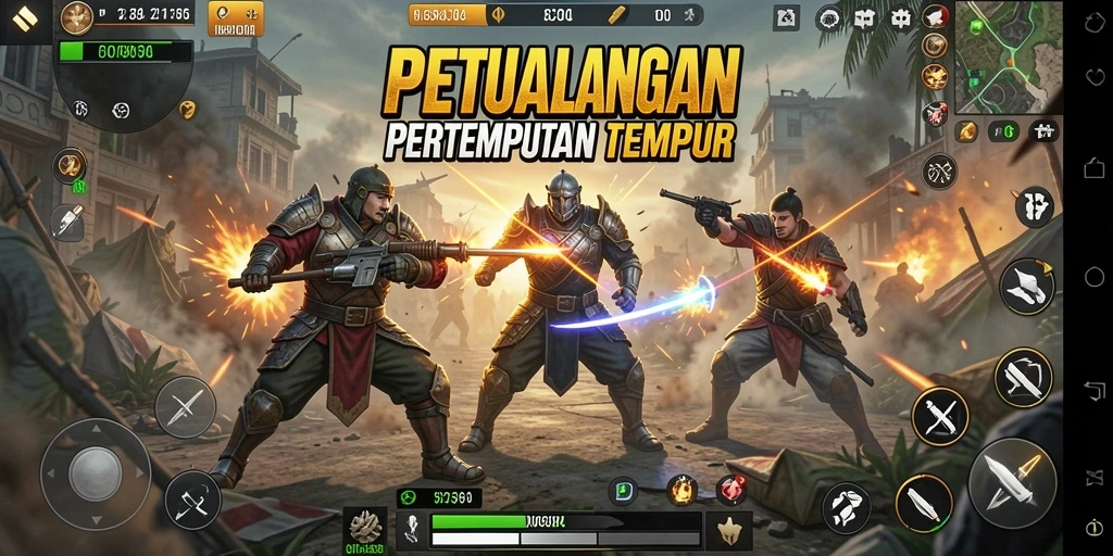 Tampilan aksi intens dalam gameplay TPS 8364 yang menegangkan.