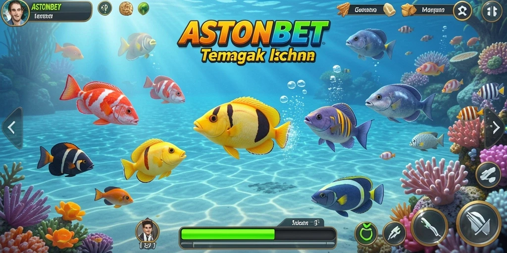 Tampilan gameplay seru dari ASTONBET yang penuh aksi tembak ikan.