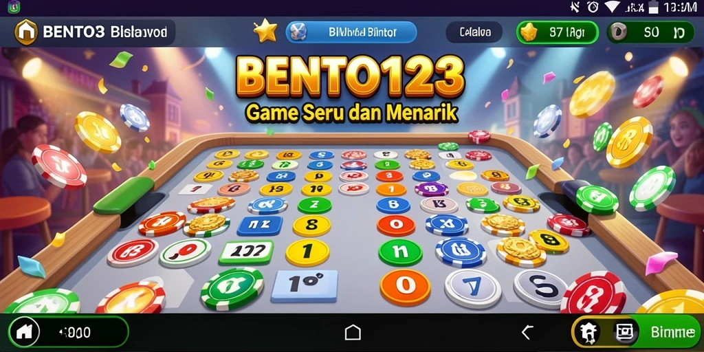 Menampilkan gameplay seru dalam permainan Bingo BENTO123.