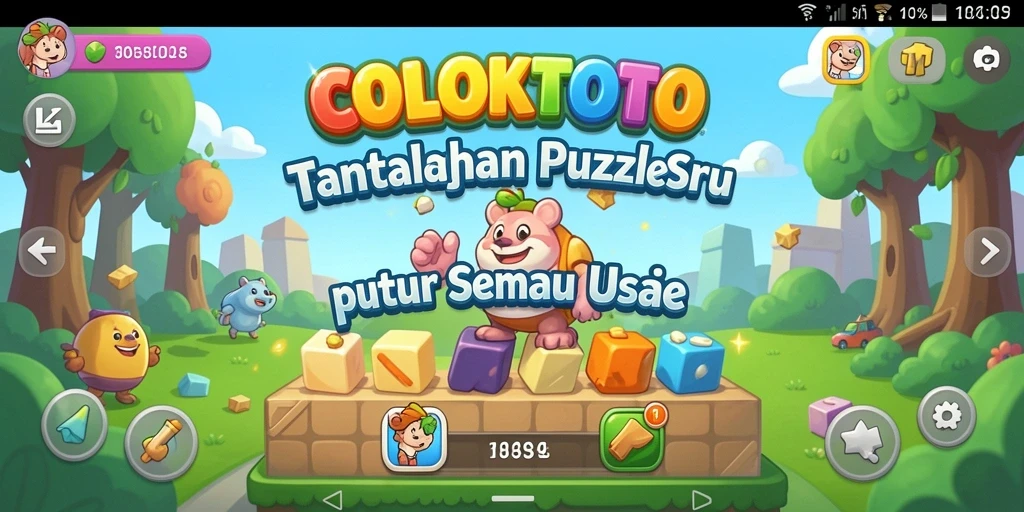 Tampilan gameplay COLOKTOTO dengan tantangan puzzle yang menarik.