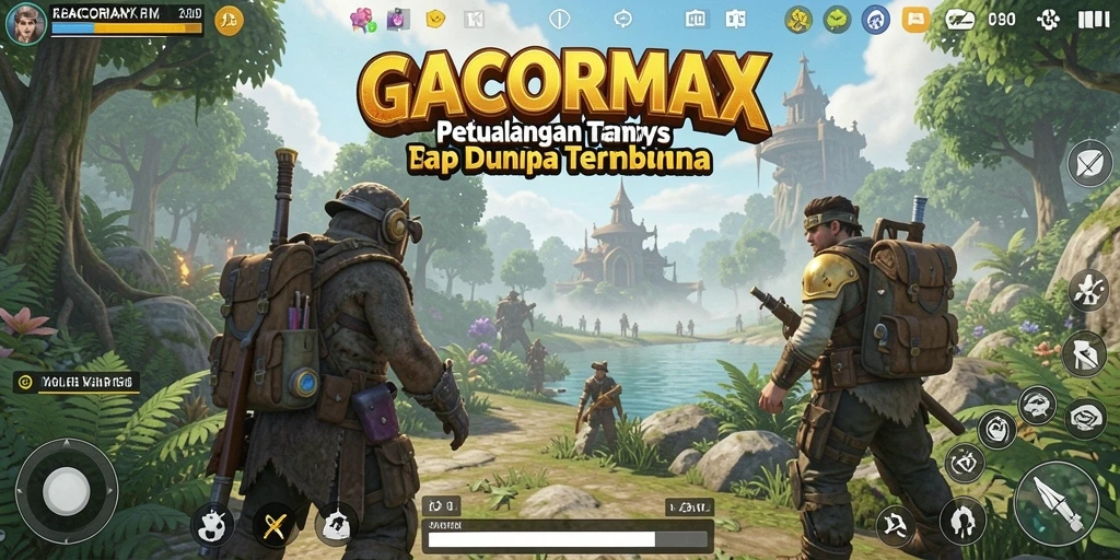 Screenshot GACORMAX menampilkan gameplay eksplorasi dunia terbuka yang menakjubkan.
