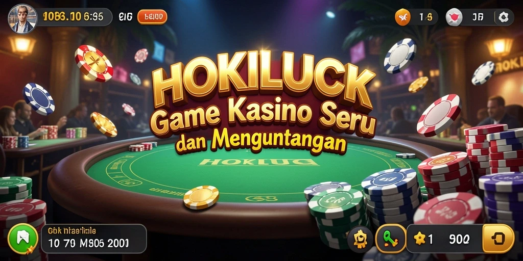 Tampilan gameplay HOKILUCK yang seru dan menarik.