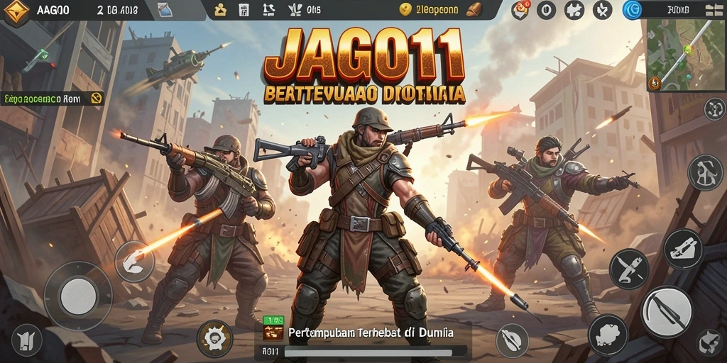 Tangkapan layar mendebarkan dari aksi intens di JAGO11 Battle Royale.