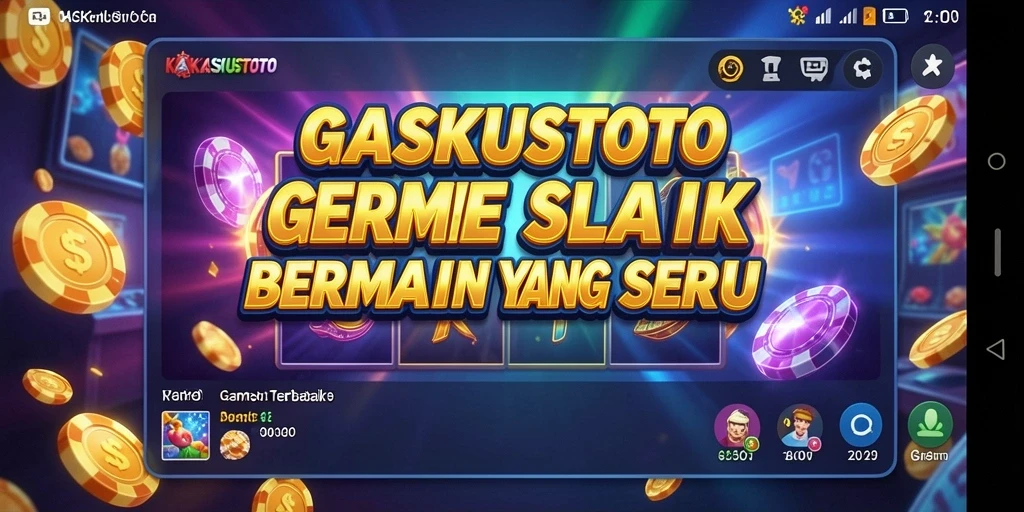 Screenshot gameplay KASKUSTOTO yang menampilkan keseruan permainan Slot.