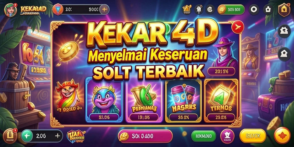 Tampilan gameplay menarik dari KEKAR4D yang memukau.