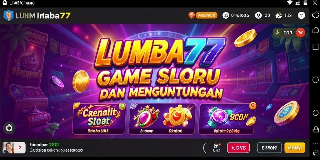Tampilan gameplay Slot yang menarik dan menghibur di LUMBA77.