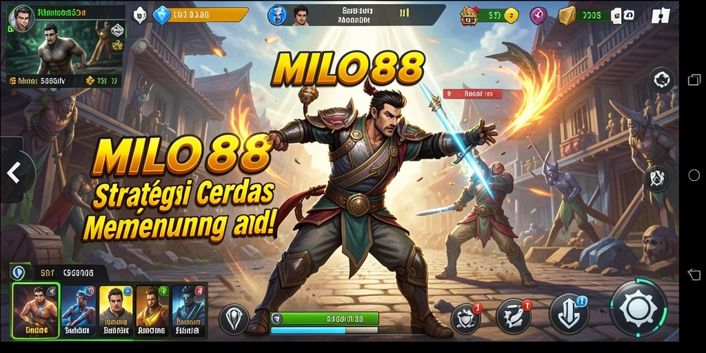 Tangkapan layar gameplay yang menampilkan strategi cerdas di MILO88.
