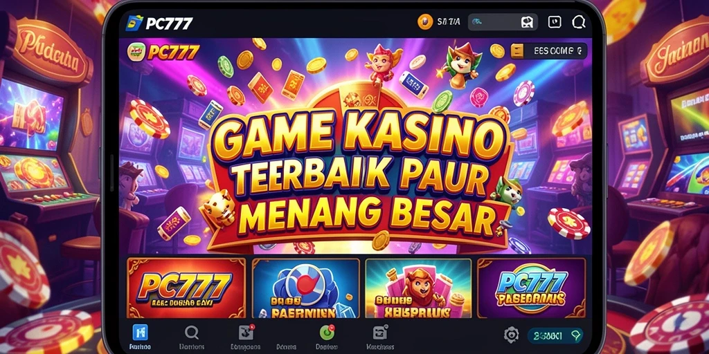 Tampilan gameplay PC777 yang menegangkan di kasino virtual.