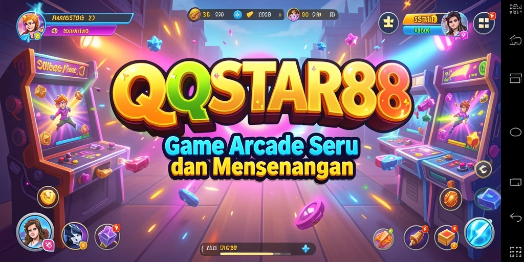 Tampilan aksi seru dari gameplay <strong>QQSTAR88</strong> saat menyelesaikan level arcade.