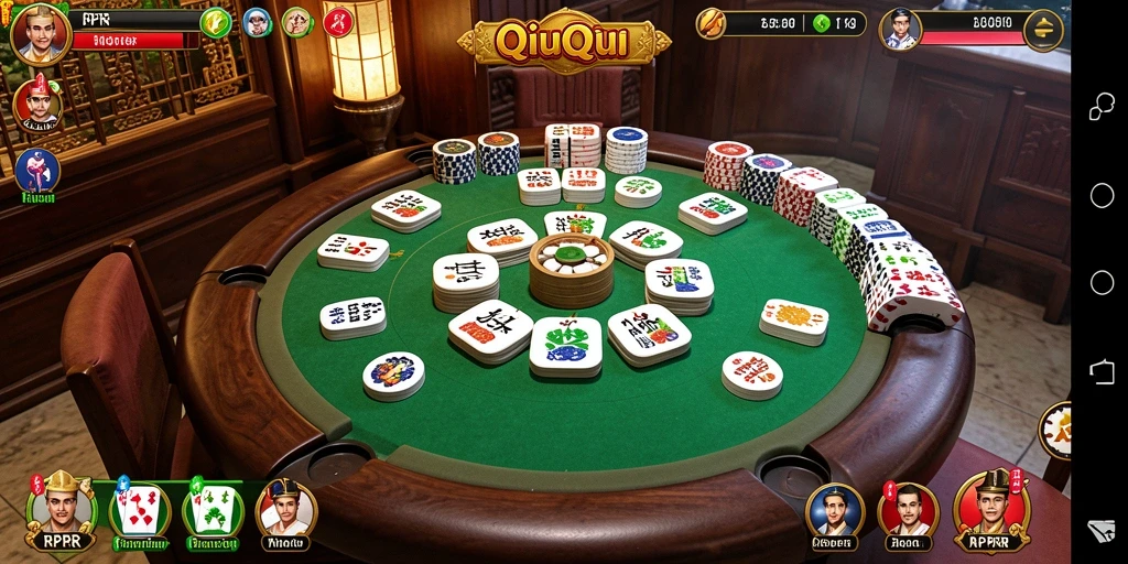 Menampilkan gameplay QiuQiu yang seru di RPRR.