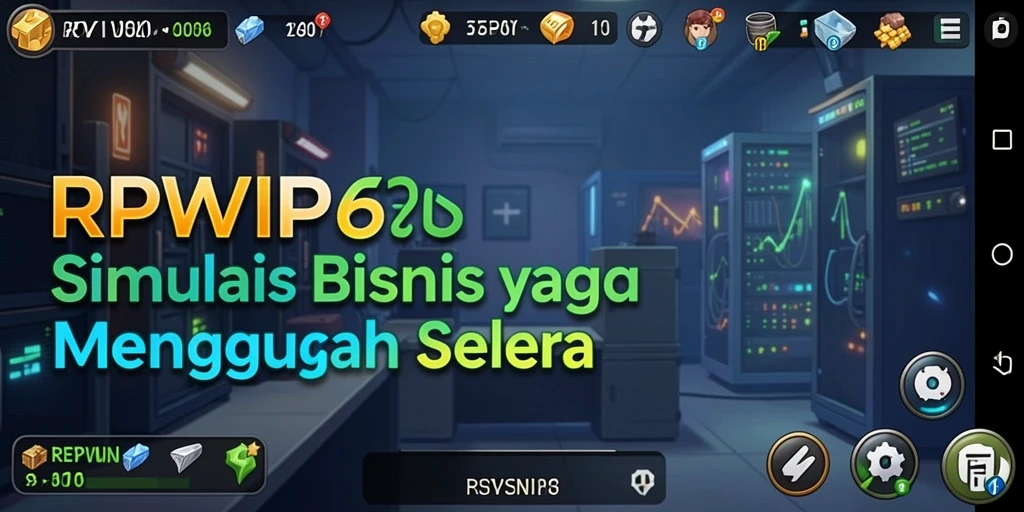 Screenshot gameplay RPVIP6 yang menggambarkan keseruan dalam manajemen bisnis.