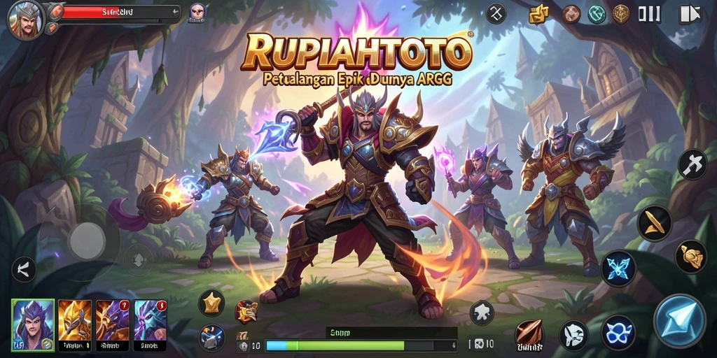 Screenshot RUPIAHTOTO menampilkan karakter beraksi dalam dunia ARPG yang menakjubkan.