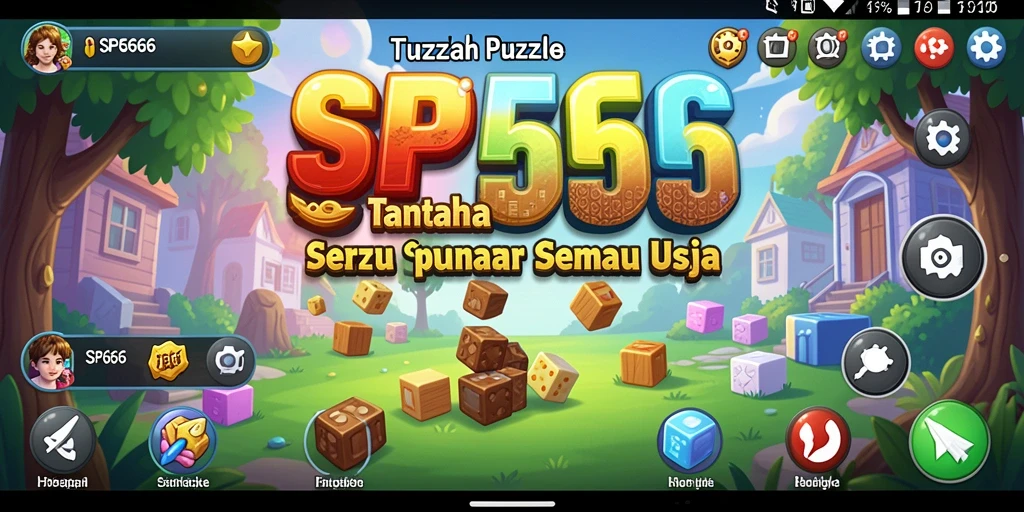Gameplay SP666 yang seru dan menantang puzzle.
